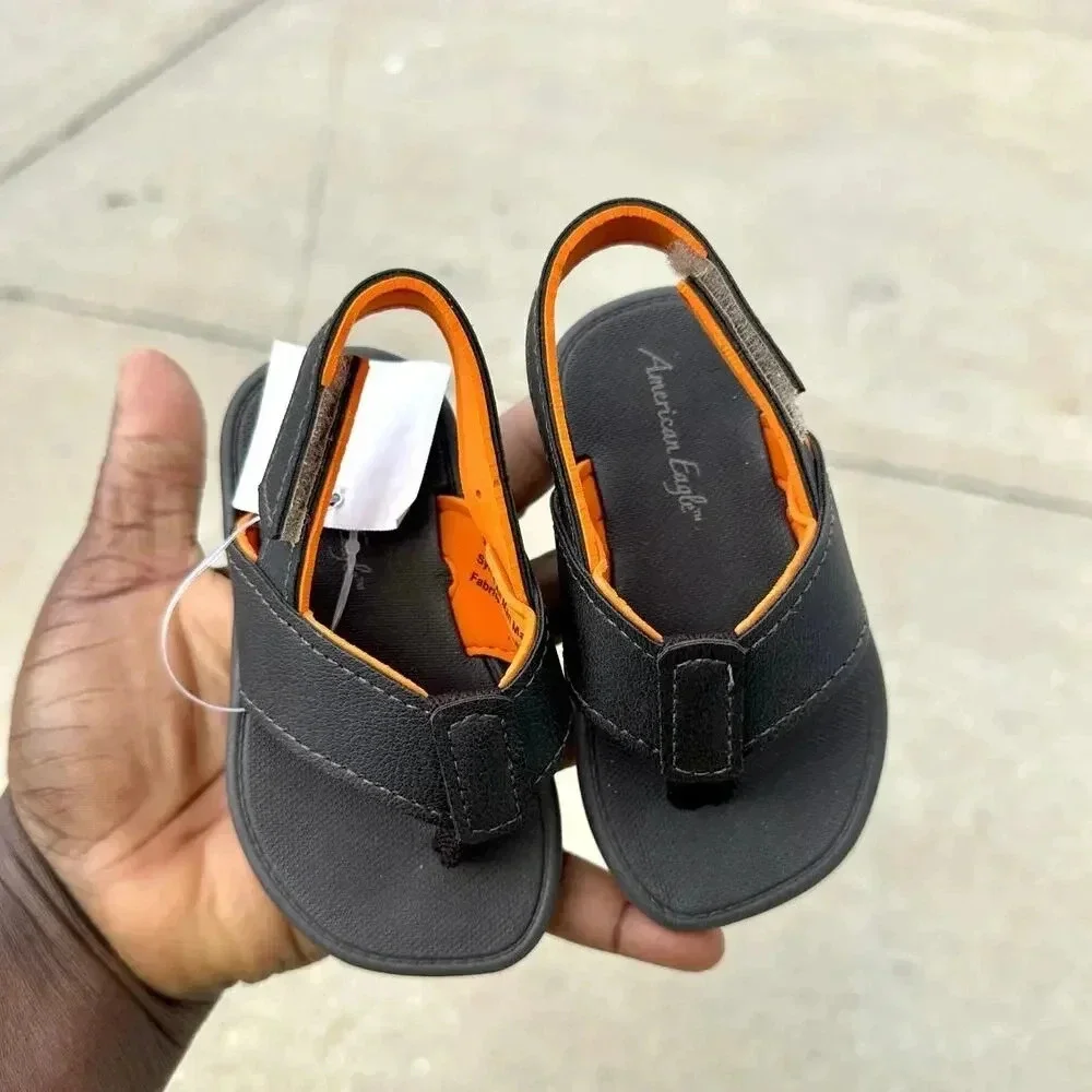American Eagle Mali Mali Baby‎ Boy Sandal Size 6 Brown
